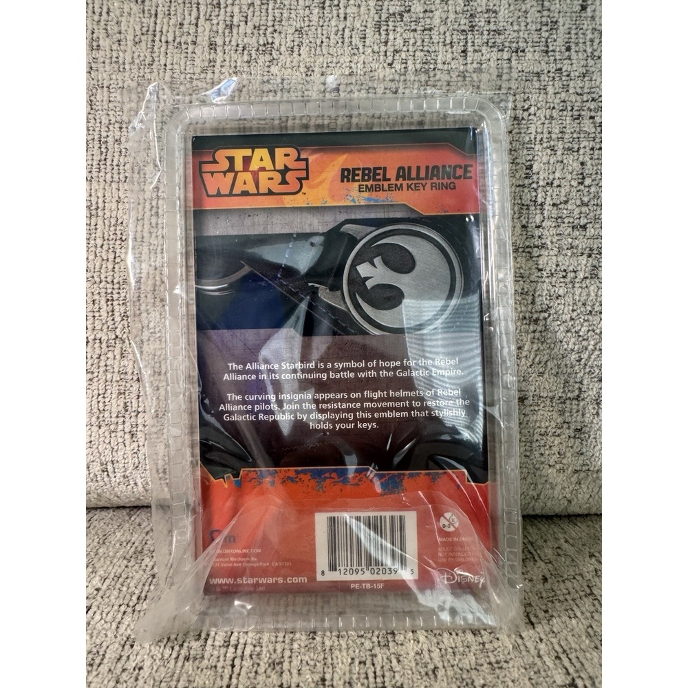 Star Wars Rebel Alliance Insignia Emblem Key Ring Starbird Rebel Alliance Pilots - Picture 2 of 2